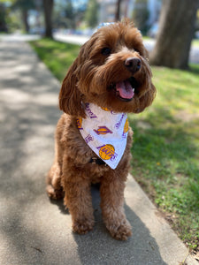 White LA Lakers Bandana