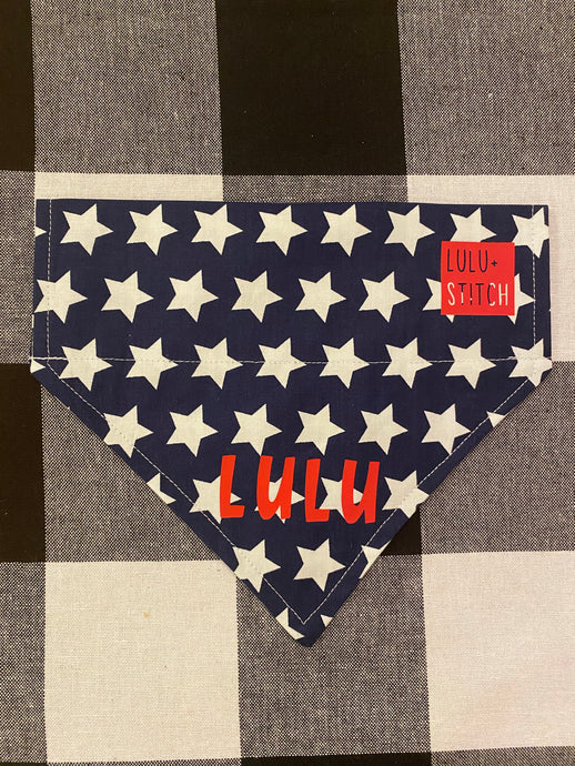 Navy Stars Bandana