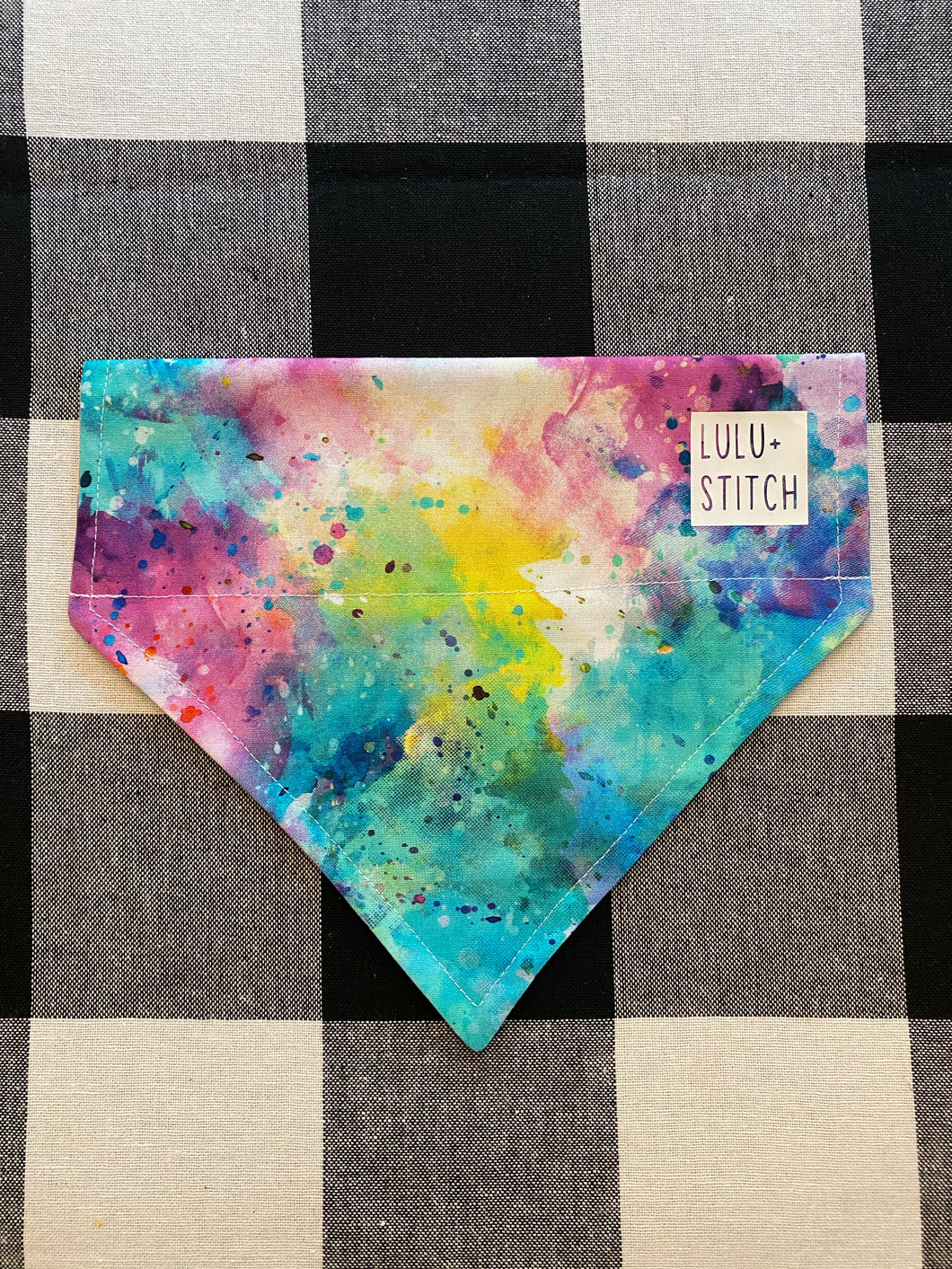 Rainbow Paint Bandana